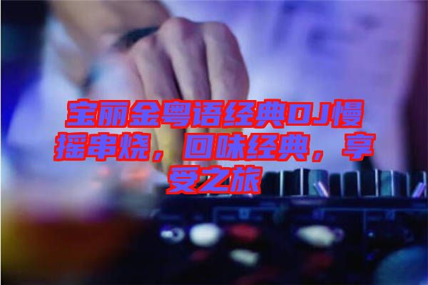 寶麗金粵語經(jīng)典DJ慢搖串燒，回味經(jīng)典，享受之旅