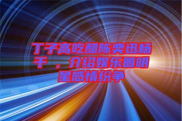 丁子高吃醋陳奕迅楊千嬅，介紹娛樂圈明星感情紛爭