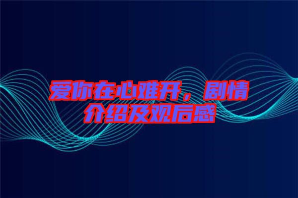 愛你在心難開，劇情介紹及觀后感