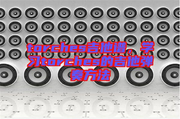 torches吉他譜，學習torches的吉他彈奏方法