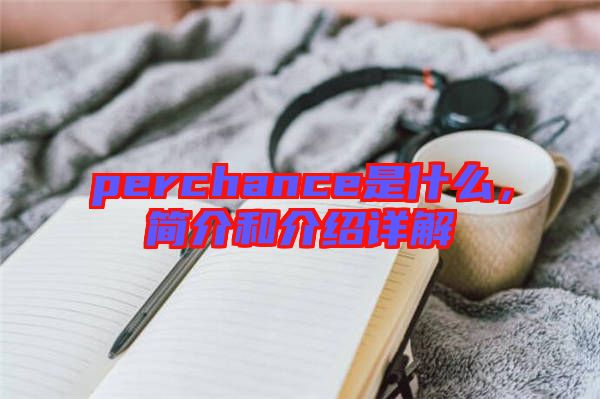perchance是什么，簡介和介紹詳解