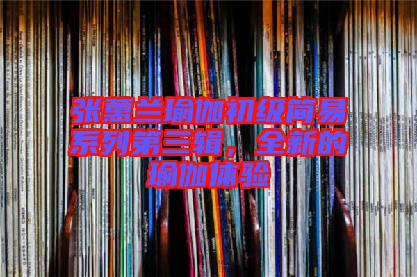 張蕙蘭瑜伽初級簡易系列第三輯，全新的瑜伽體驗