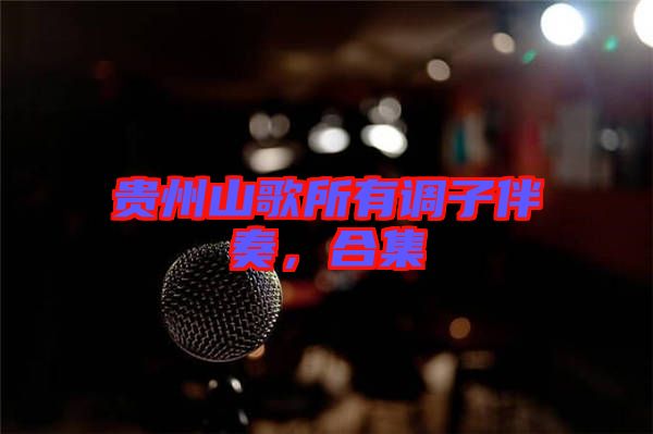 貴州山歌所有調(diào)子伴奏，合集