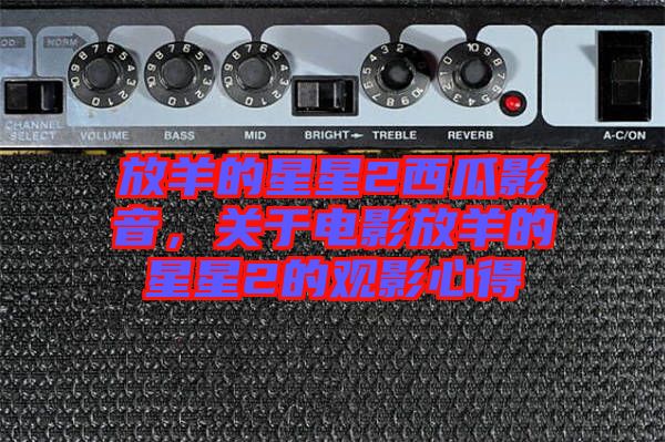 放羊的星星2西瓜影音，關(guān)于電影放羊的星星2的觀影心得