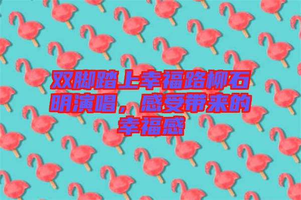 雙腳踏上幸福路柳石明演唱，感受帶來(lái)的幸福感