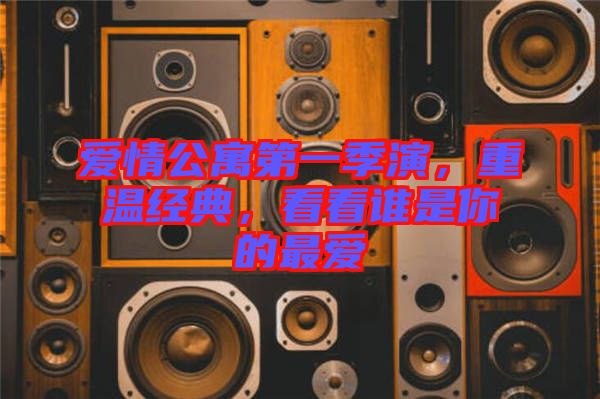 愛情公寓第一季演，重溫經(jīng)典，看看誰是你的最愛