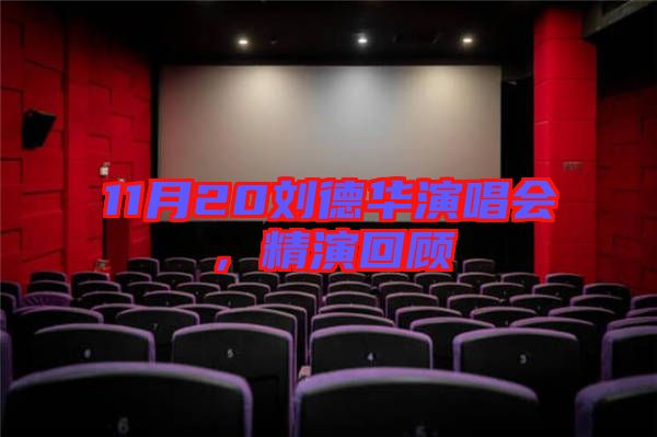11月20劉德華演唱會，精演回顧