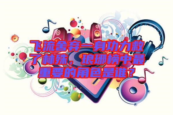 飛流舍棄一身功力救了林殊，瑯琊榜中最重要的角色是誰？