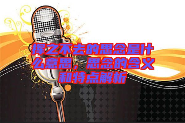 揮之不去的思念是什么意思，思念的含義和特點解析