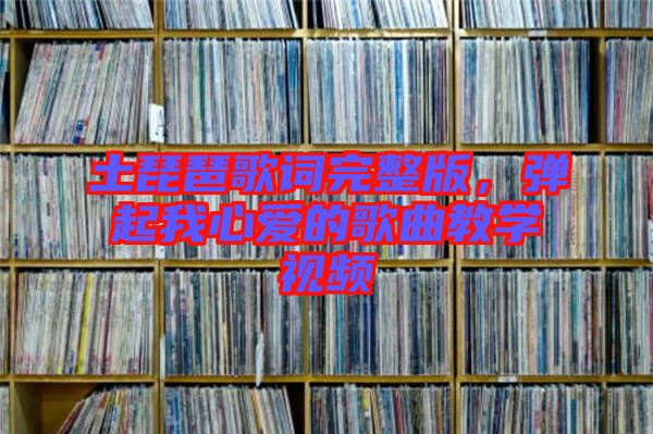 土琵琶歌詞完整版，彈起我心愛的歌曲教學(xué)視頻