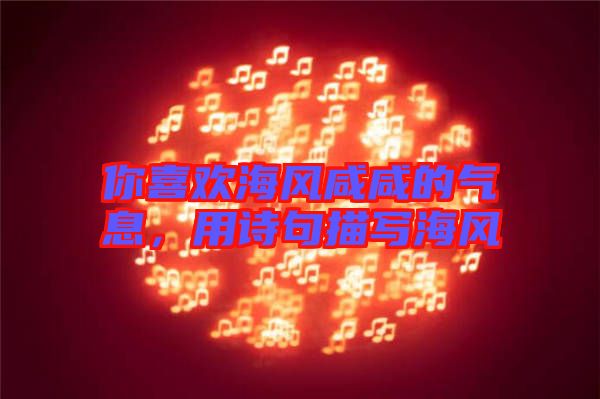 你喜歡海風(fēng)咸咸的氣息，用詩(shī)句描寫(xiě)海風(fēng)