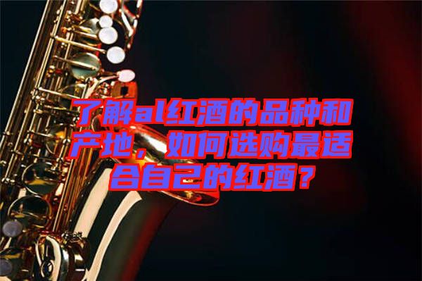 了解al紅酒的品種和產(chǎn)地，如何選購最適合自己的紅酒？